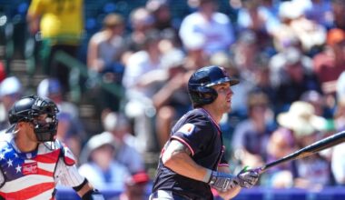 Chase DeLauter hits two triples as Guardians top Rockies, complete sweep