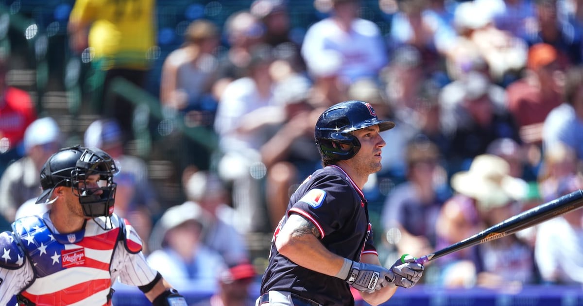 Chase DeLauter hits two triples as Guardians top Rockies, complete sweep