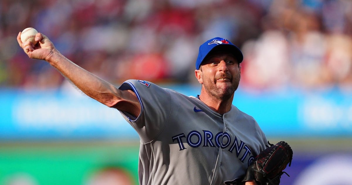 Toronto's Max Scherzer moves into 10th place all-time in strikeouts, passing Walter Johnson