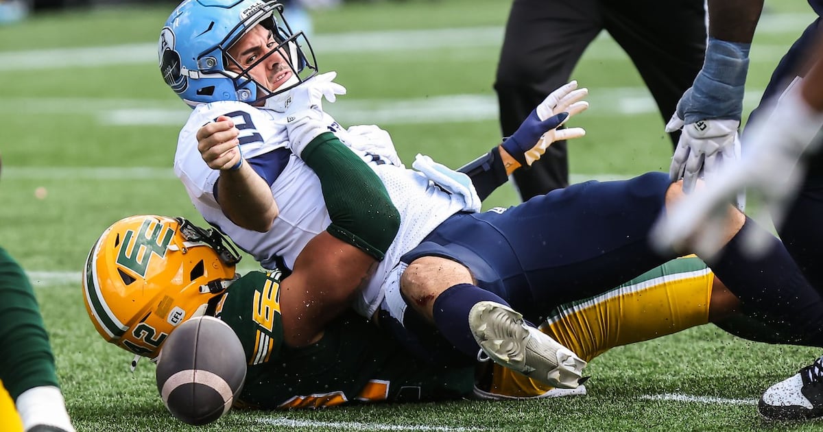 Edmonton Elks thump Toronto Argonauts 42-12 in CFL clash