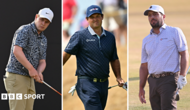 Robert MacIntyre, Patrick Reed and Francisco Molinari