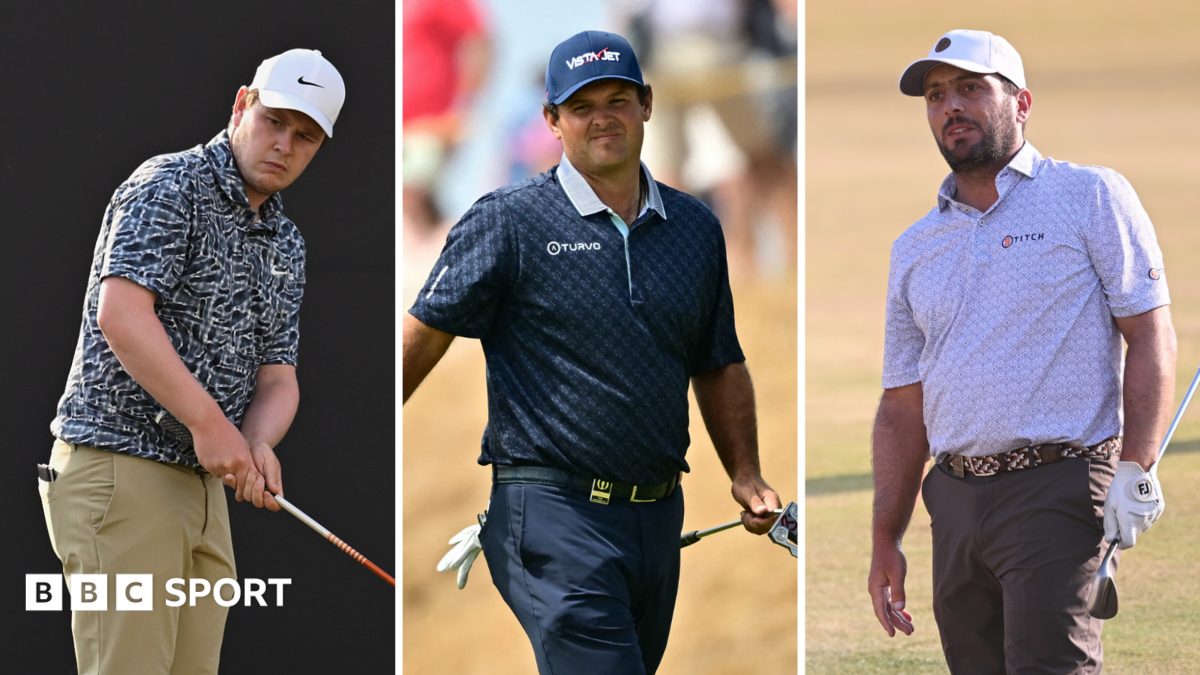 Robert MacIntyre, Patrick Reed and Francisco Molinari