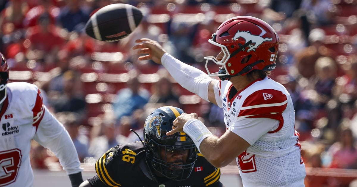 CFL: Calgary Stampeders defeat Hamilton Tiger Cats 28-23