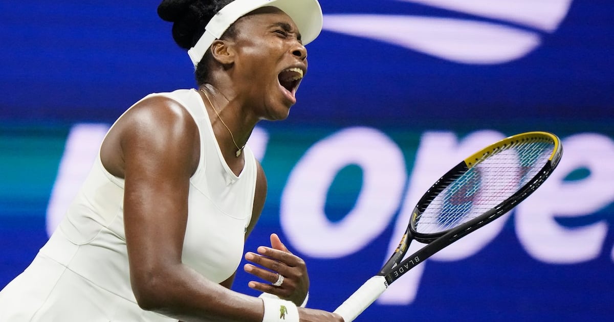 Venus Williams bows out of her 26th US Open with a 1st-round loss to Sofia Kenin