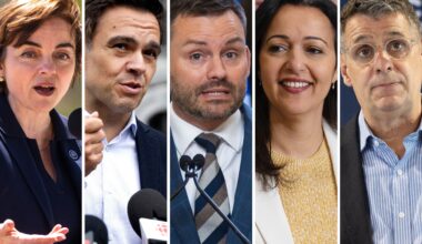 5 party leaders in Quebec campaign.