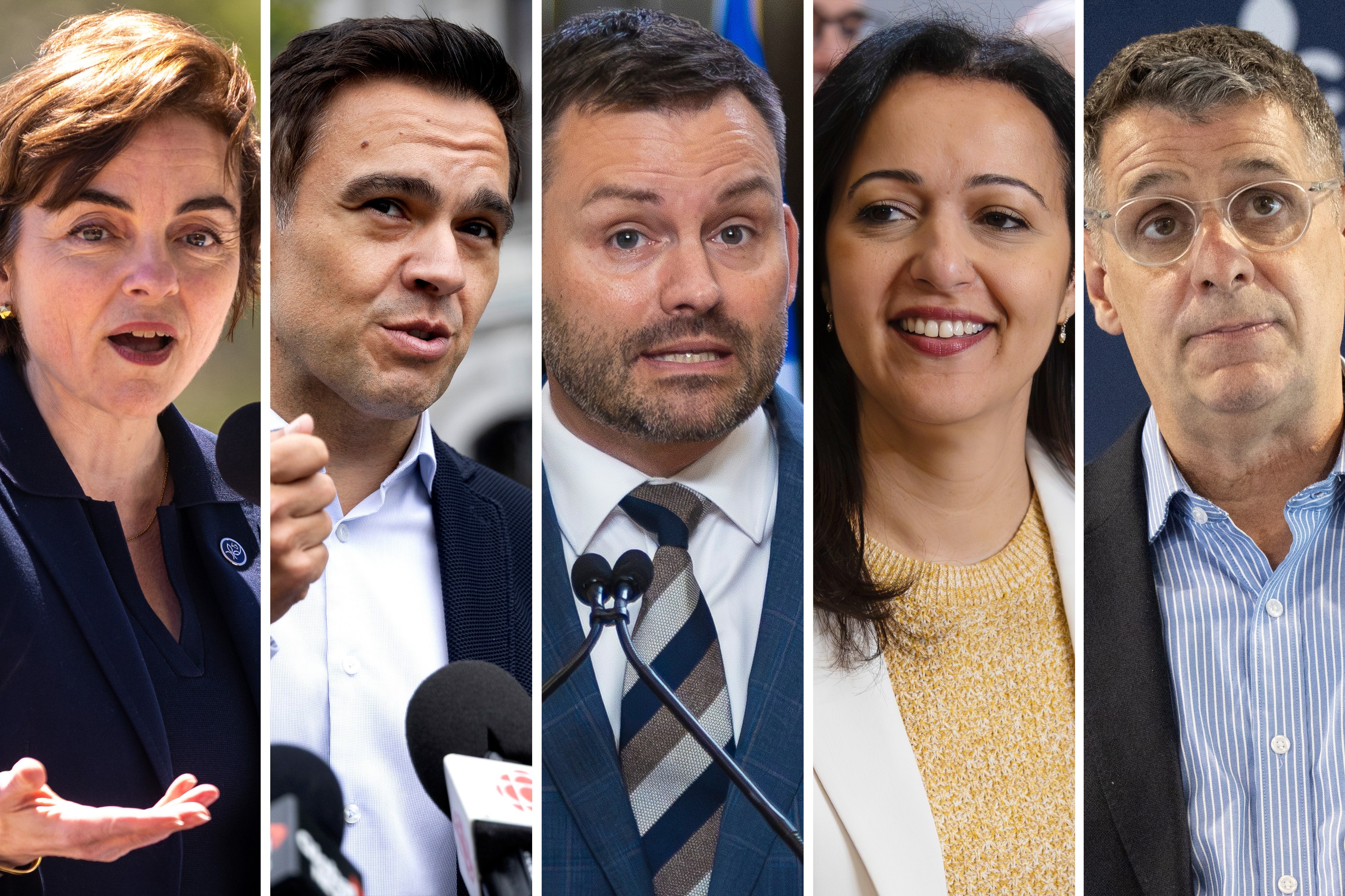 5 party leaders in Quebec campaign.