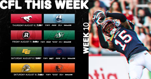 WEEK 10 IN THE CFL