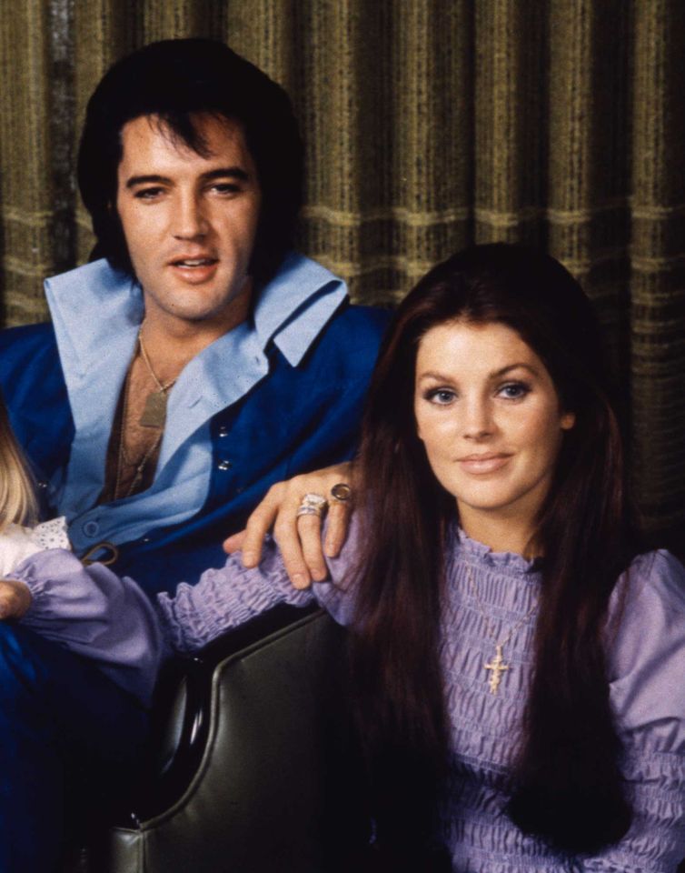 Elvis Presley and Priscilla Presley in November 1970Credit: Frank Carroll/Sygma via Getty