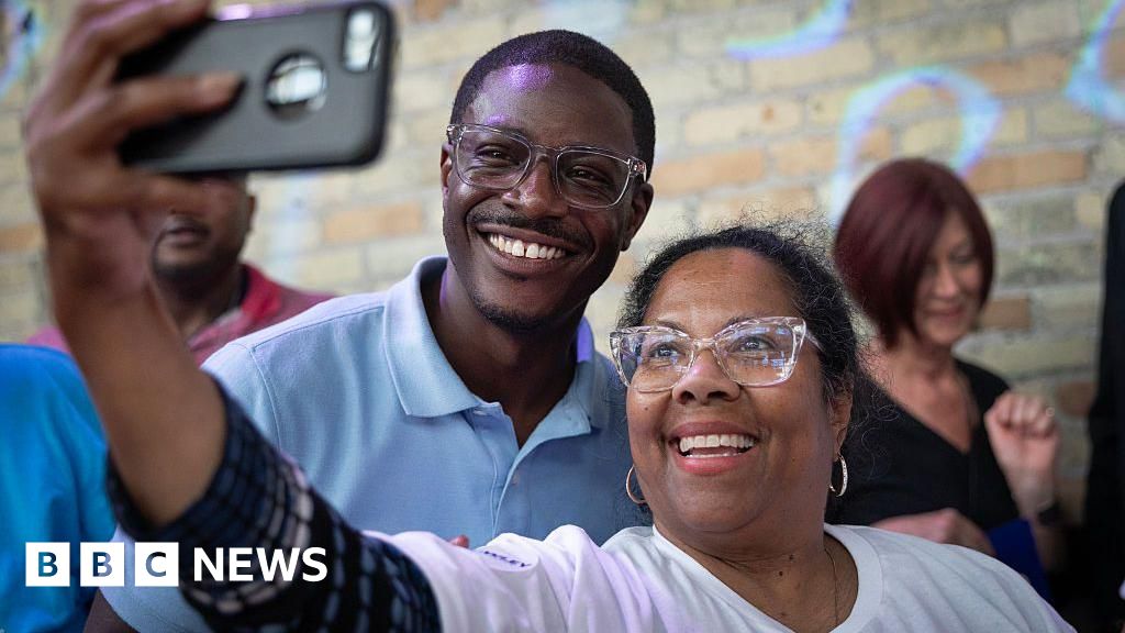 David Crowley defeats Francesca Hong in Wisconsin governor primary - BBC