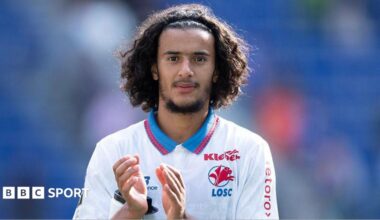 Lille midfielder Ayyoub Bouaddi