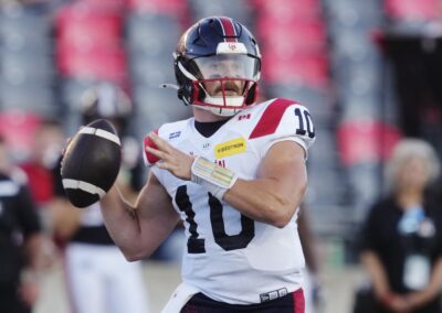 Montreal Alouettes QB Alexander earns CFL player of the month honours