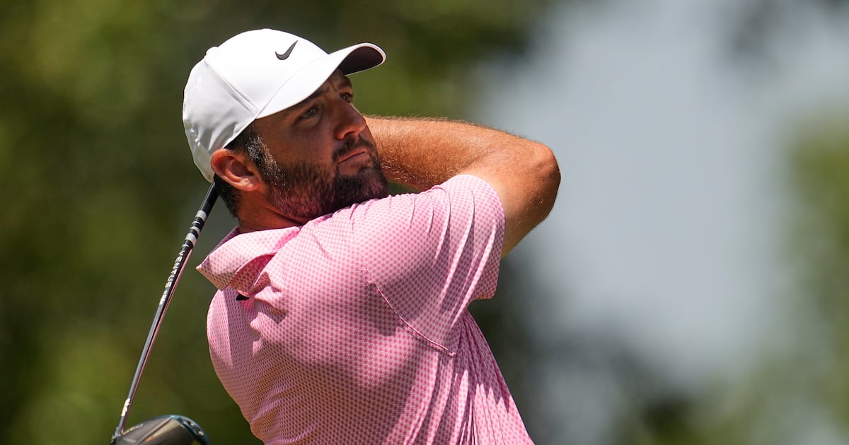 Scottie Scheffler shoots 61 to take three-shot lead at St. Jude Championship