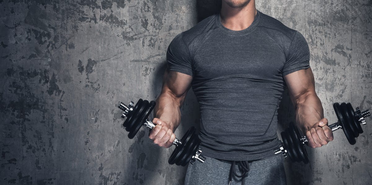Pump Up Your Biceps with the Lightest Dumbbells in the Gym Using This High-Rep Method