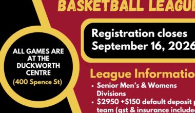 Winnipeg Basketball League Opens 2026-27 Adult Men's and Women's Registration; Deadline Sep 16