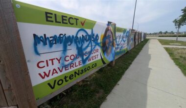 Campaign signs vandalized in Winnipeg’s Waverley West ward