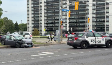 North York crash: 3 adults, 2 kids in hospital