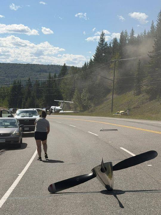 1 dead after aircraft collides with vehicles on Prince George road