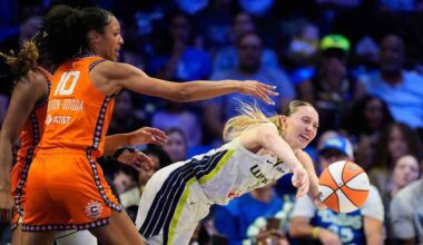 Wings use 20-2 run to close third quarter, romp past Sun