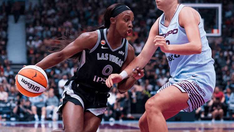 Las Vegas Aces Jackie Young WNBA