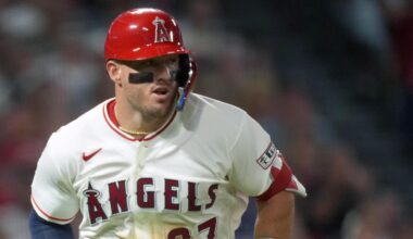 Mike Trout leads offense and George Klassen earns 1st MLB win as Angels top Rangers 5-2