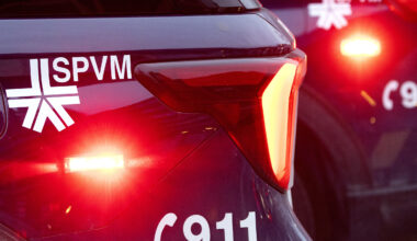Montreal police cars.