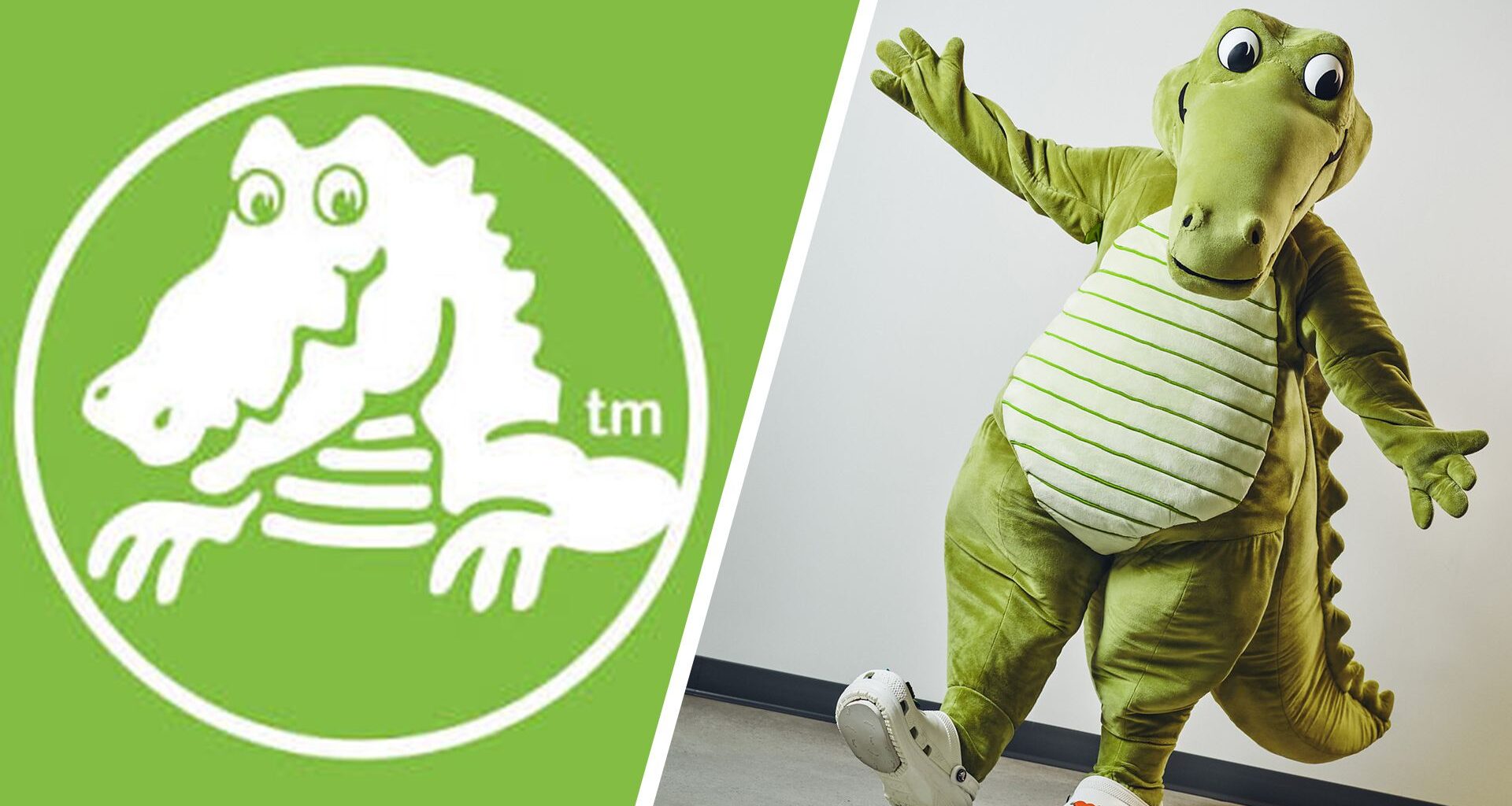 Crocs logo and. new mascot
