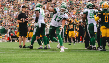 Stevens’ three scores help Riders turn tables on Elks