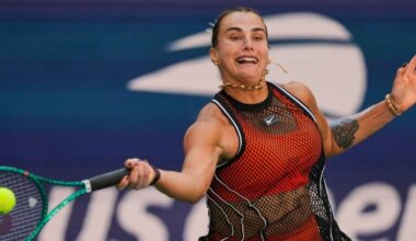 No. 1 Aryna Sabalenka shrugs off her recent struggles as she seeks a third straight US Open title