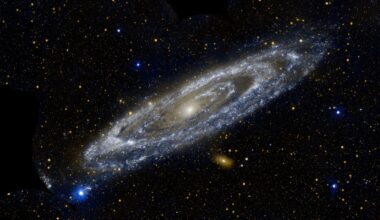 The Andromeda galaxy may be getting bullied by a smaller galactic neighbor, scientists find