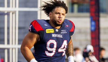 Montreal Alouettes down four starting defenders against Edmonton Elks