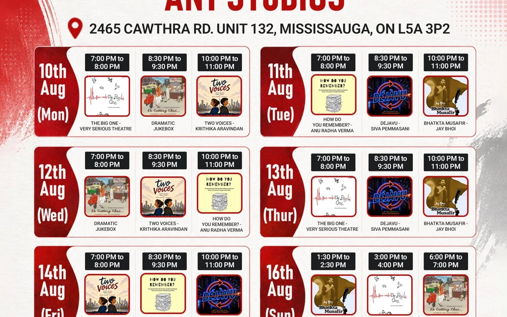 SAWITRI Theatre Group Presents the 6th Annual Mississauga Multilingual Fringe Festival — Modern Mississauga Media