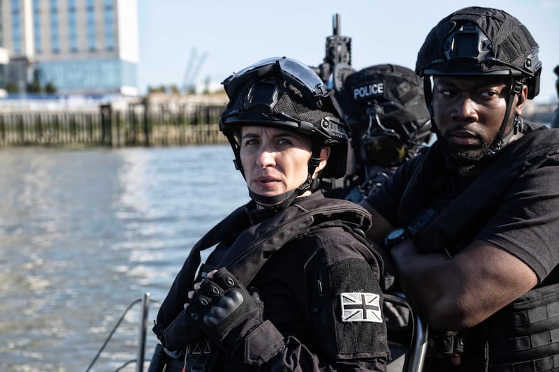 Trigger Point: Vicky McClure and Eric Shango. Photograph: ITV 