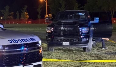 Toronto man fighting for life after being pinned under pickup truck