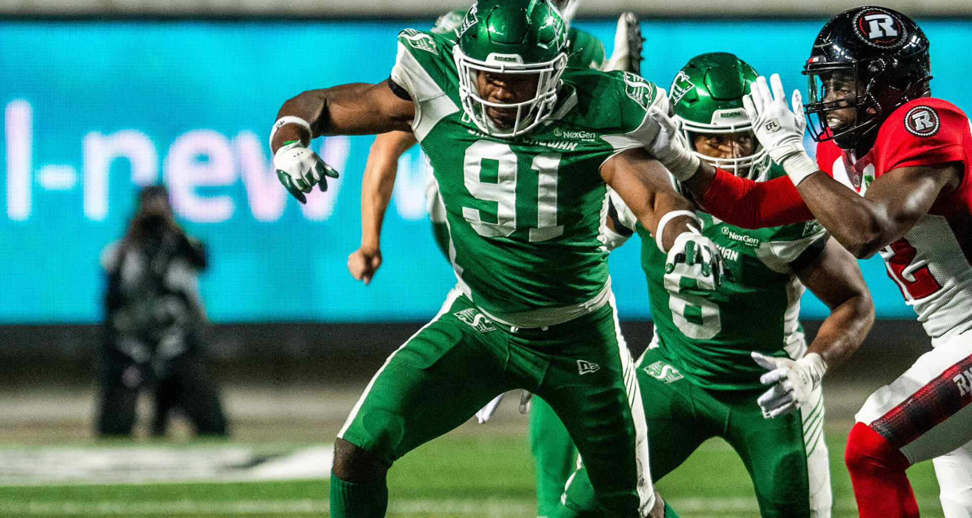 Riders sign American defensive lineman Aaron Patrick
