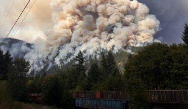 Increased fire activity expected Friday on Ainslie Creek blaze