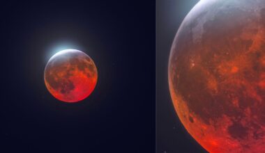 Photographer Captures Blood Moon From the Parking Lot of a Quality Inn