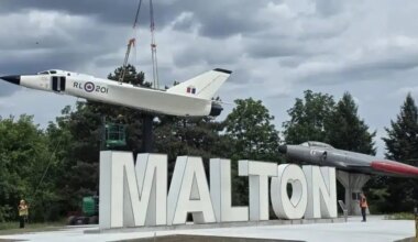 avro arrow replica officially unveiled in mississauga.
