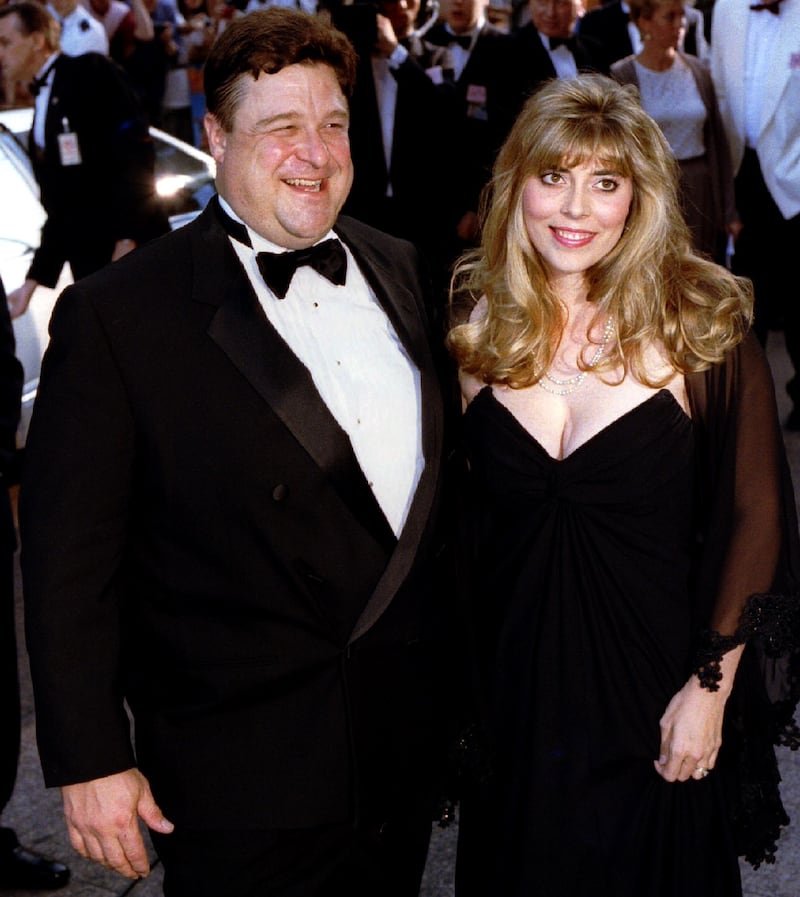 John Goodman and his wife, Anna-Beth, at "The Flinstones" premiere in London, England, in 1994.