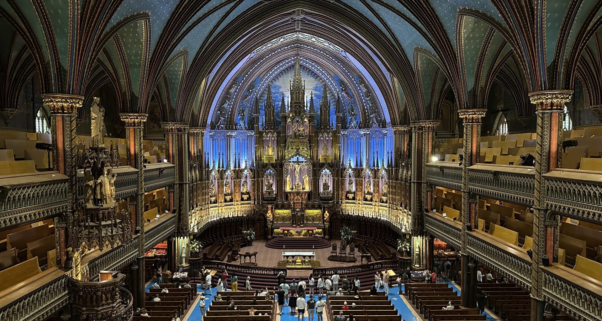 Inside Montreal's Notre-Dame Basilica restoration