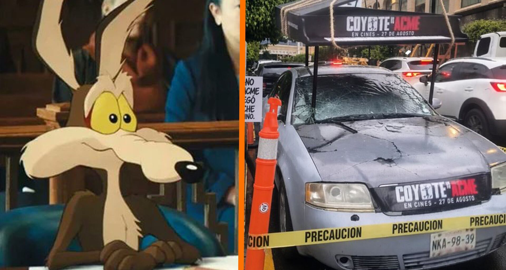 These clever Coyote Vs Acme ads are stopping traffic