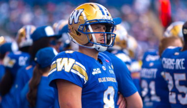 Zach Collaros returns to practice with Winnipeg Blue Bombers, takes first-team reps