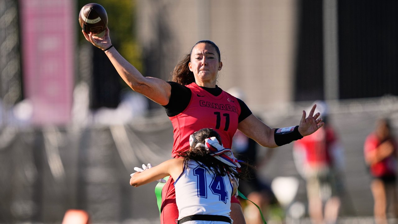 Canadian women's flag football team books ticket to 2028 Olympics