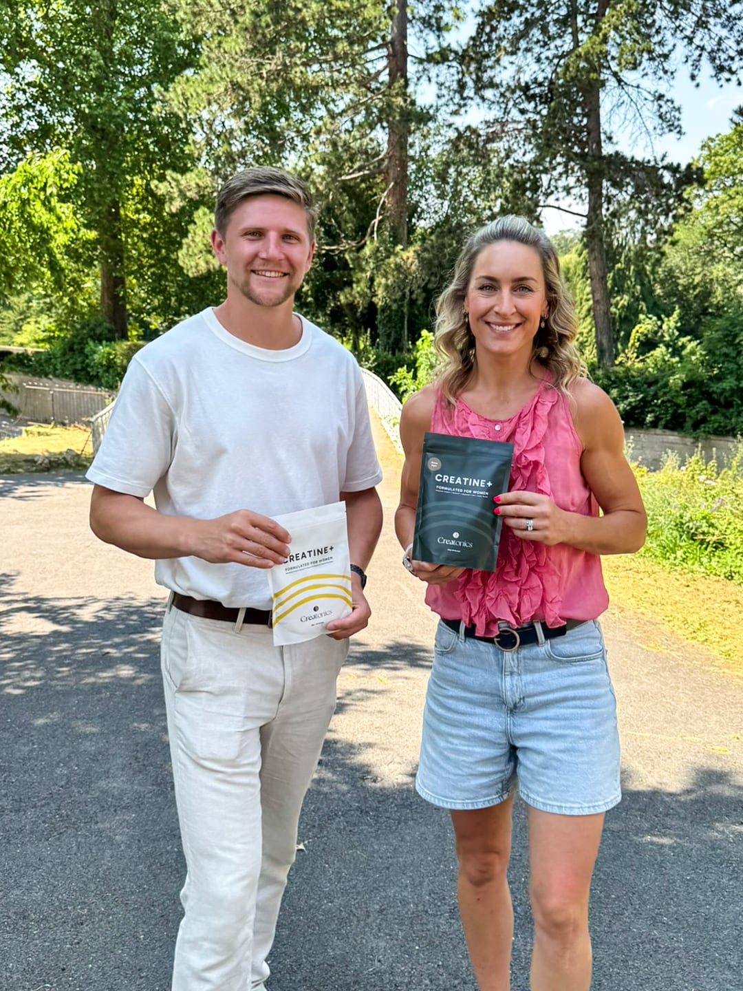 Creatonics founders Chris Curwen and Amy Williams MBE