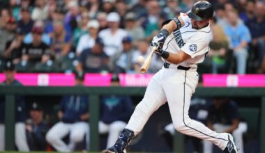 Raleigh homers three times as Mariners beat Phillies