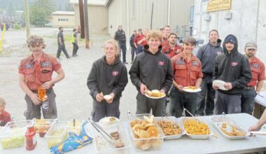 Clinton man helps feed firefighters, witnesses fire 