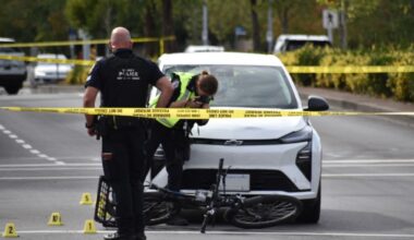 Cyclist taken to hospital after collision with vehicle in Surrey