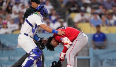 Boston Red Sox All-Star Willson Contreras held out vs. Los Angeles Dodgers while being tested for concussion