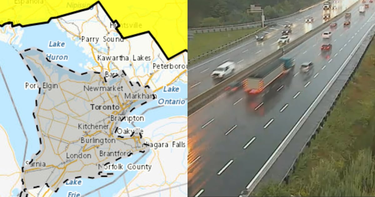 Toronto weather: Up to 50 mm of rain expected today
