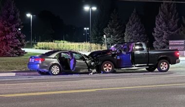 Crash near McLaughlin Road and Queen Street in Brampton