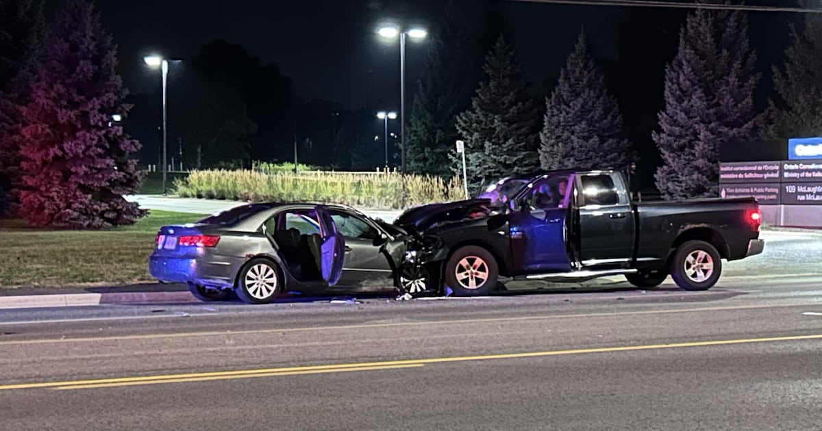 Crash near McLaughlin Road and Queen Street in Brampton